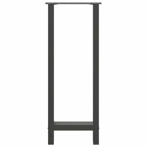 vidaXL Gambe per tavolo da bar antracite 2 pz 40x(100-101) cm in acciaio