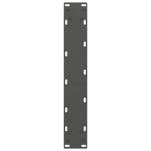 vidaXL Gambe per tavolo da bar antracite 2 pz 40x(100-101) cm in acciaio