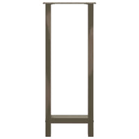 Gambe per tavolo da bar in acciaio naturale 2 pz 50x(100-101) cm in acciaio 4013343