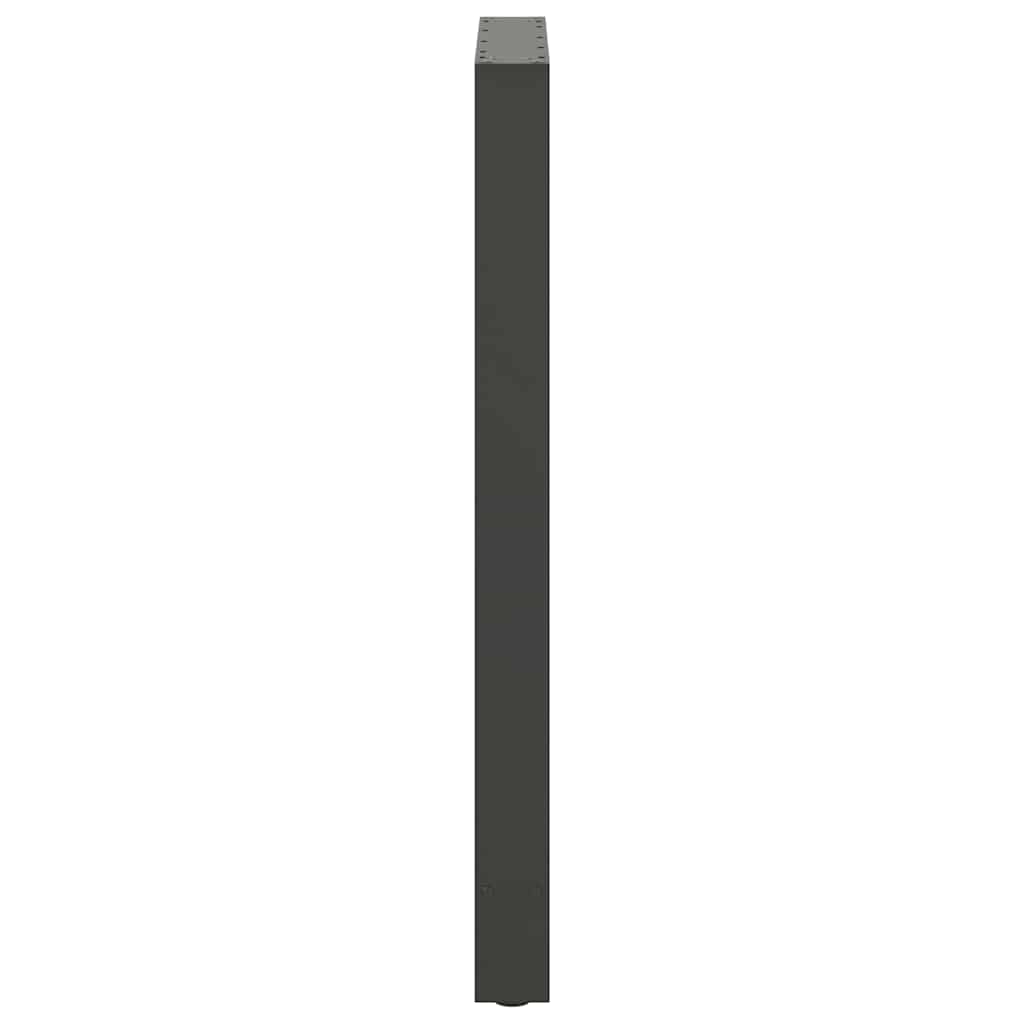 Gambe per tavolo da bar antracite 2 pz 60x(100-101) cm in acciaio 4013346
