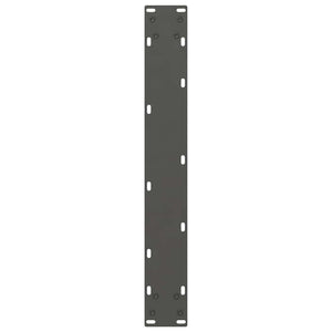 Gambe per tavolo da bar antracite 2 pz 60x(100-101) cm in acciaio 4013346