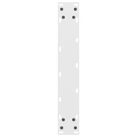 Gambe per tavolo da bar bianche 2 pz 40x(110-111) cm in acciaio 4013349