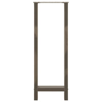 Gambe per tavolo da bar in acciaio naturale 2 pz 40x(110-111) cm in acciaio