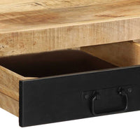 Scrivania 100x50x75 cm in Legno Massello di Mango Grezzo 4015931