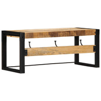 Appendiabiti 80x35x35 cm in Legno Massello Grezzo di Mango 4015937