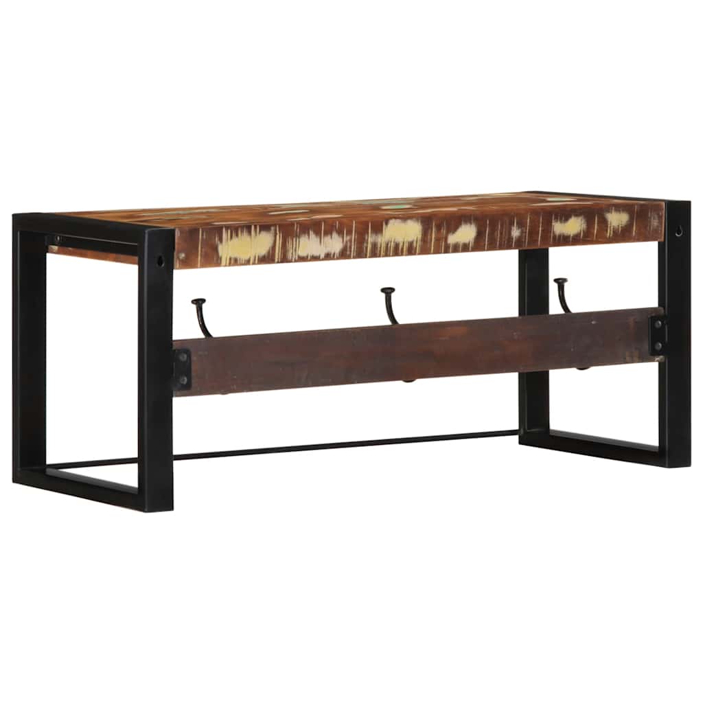 Appendiabiti Multicolore 80x35x35 cm in Legno Massello Recupero 4015938