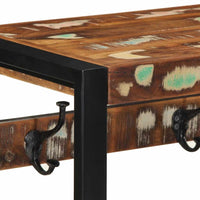 Appendiabiti Multicolore 80x35x35 cm in Legno Massello Recupero 4015938