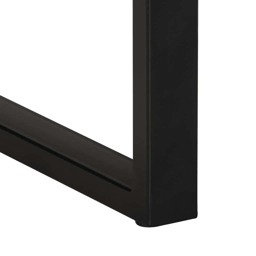 vidaXL Tavolino 35x35x50 cm in Legno Grezzo Massello di Mango