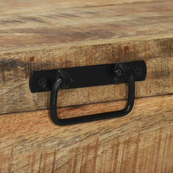 Bauli Portaoggetti 80 x 30 x 30 cm Legno massello di mango 4015973