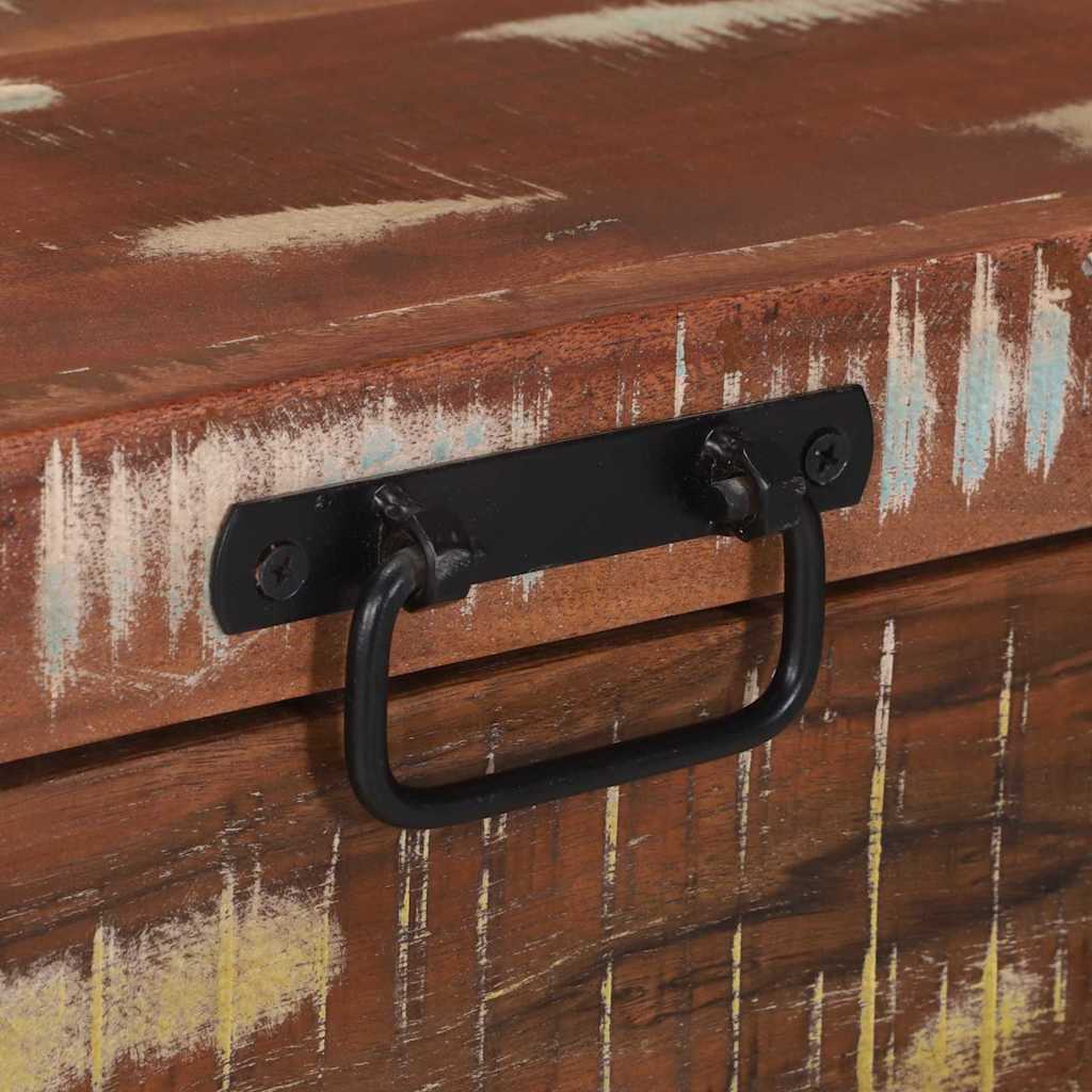 Bauli Portaoggetti 80 x 30 x 30 cm Legno massello di recupero 4015974