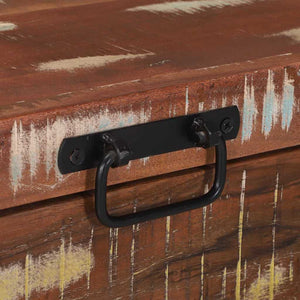 Bauli Portaoggetti 80 x 30 x 30 cm Legno massello di recupero 4015974