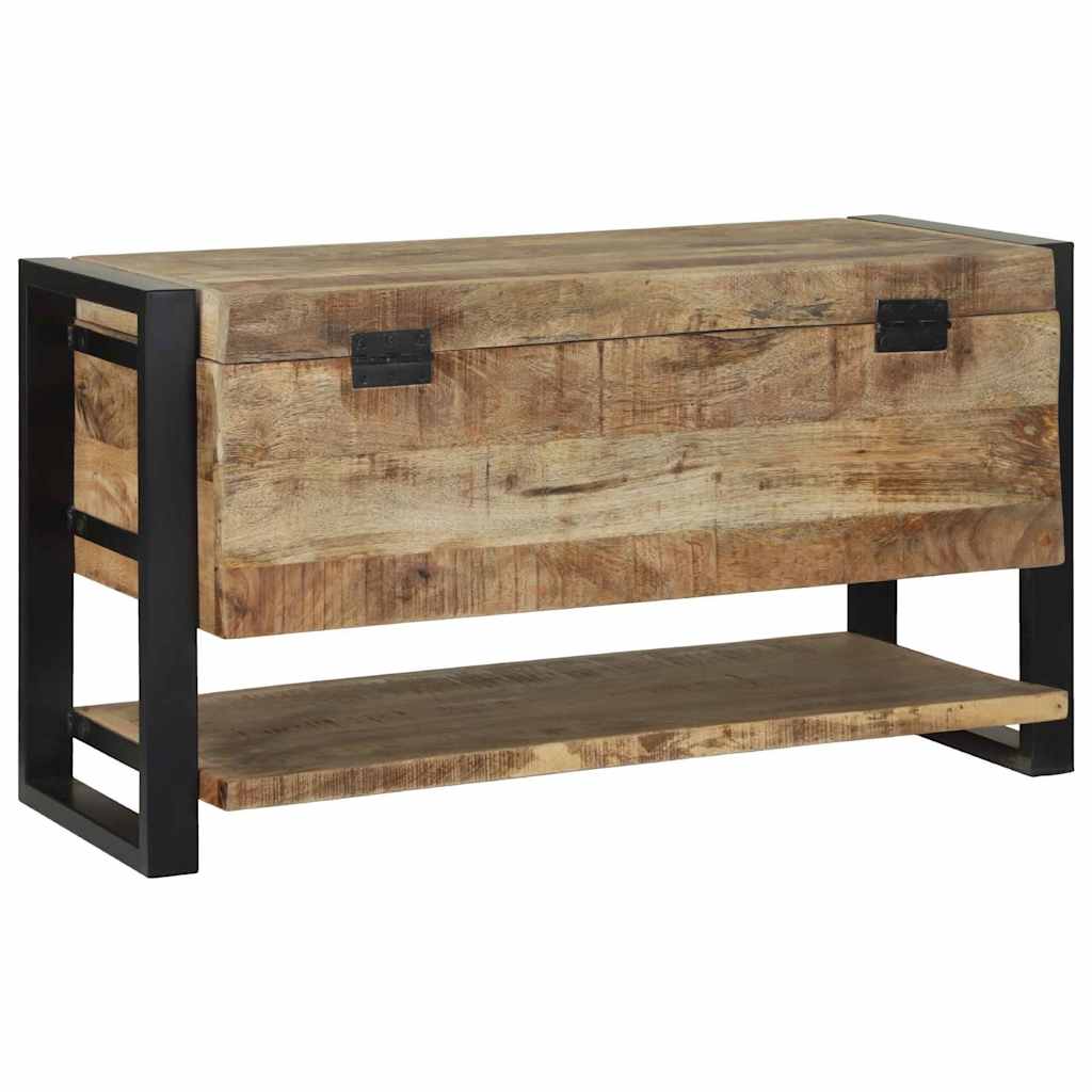 Scatola di Stoccaggio Marrone Legno massello di mango 4015975