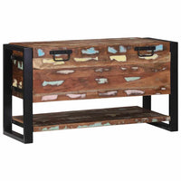 Scatola di Stoccaggio Multicolore Legno massello di recupero 4015976