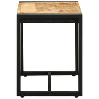 Panca 60x35x45 cm in Legno Massello di Mango Grezzo 4015977