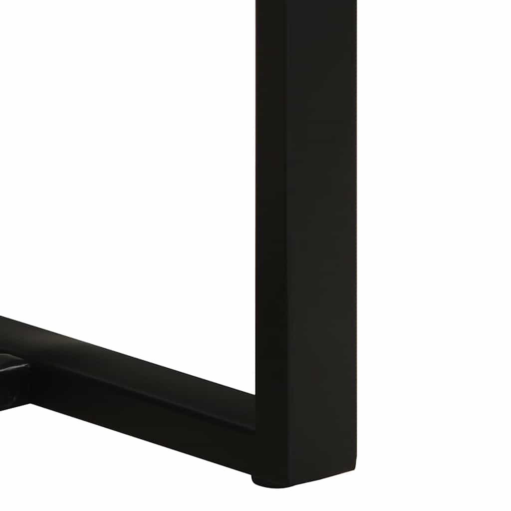 vidaXL Panca 60x35x45 cm in Legno Massello di Mango Grezzo