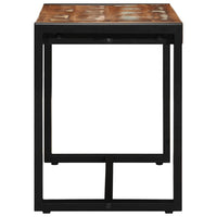 vidaXL Panca Multicolore 80x35x45 cm in Legno Massello Recupero