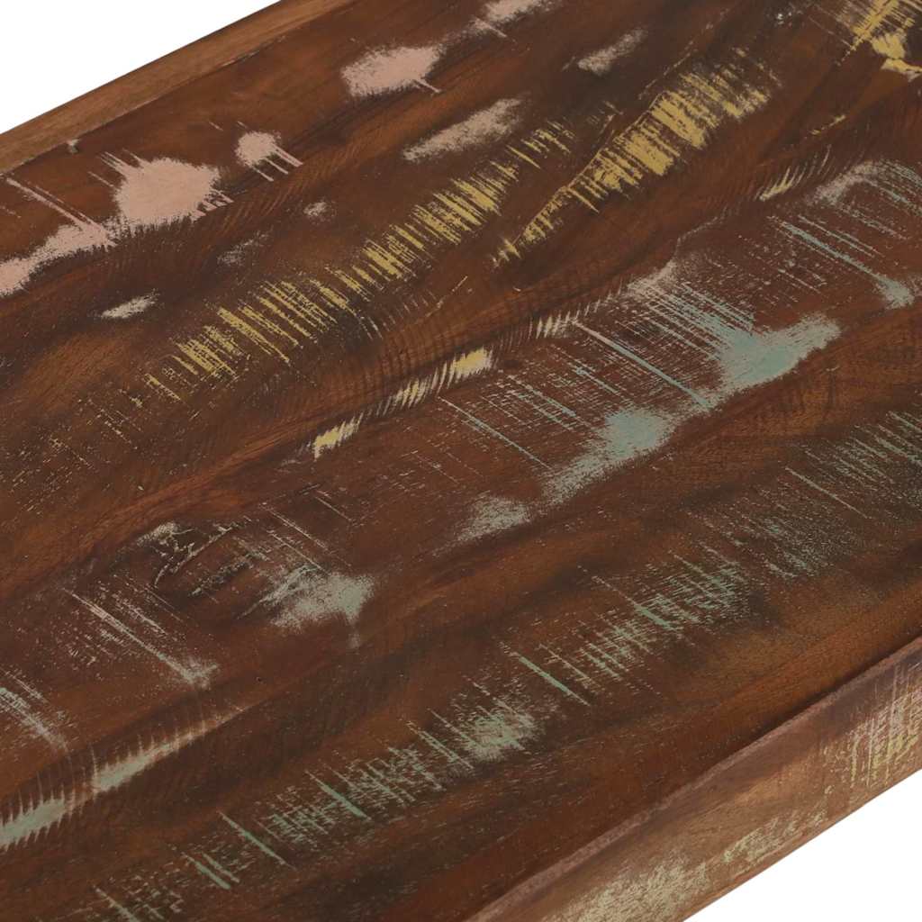 Panchina 100 x 35 x 45 cm Legno massello di recupero 4015982