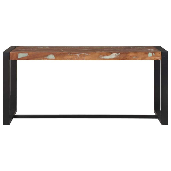 Panchina 100 x 35 x 45 cm Legno massello di recupero 4015982