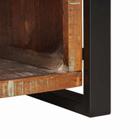 Panchina da archiviazione  Multicolore 80x35x40 cm Legno solido di recupero 4015984