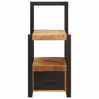 Appendiabiti Marrone 40 x 40 x 90 cm Legno massello di mango 4015985