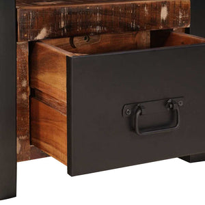 Stender Valet Multicolore 40x40x90 cm in Legno Massello Recuperato 4015986