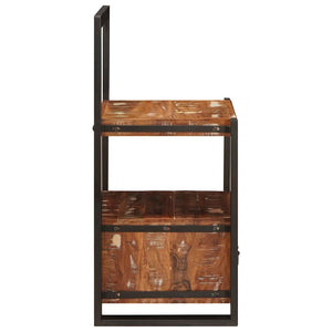 Stender Valet Multicolore 40x40x90 cm in Legno Massello Recuperato 4015986