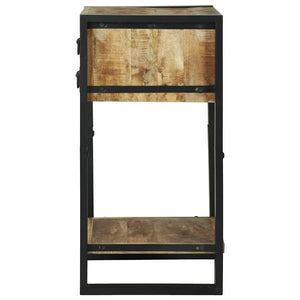 Tavolino Marrone 40 x 40 x 80 cm Legno massello di mango ruvido 4015987