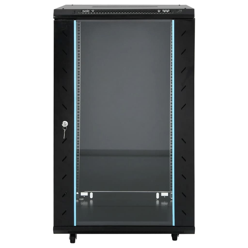 Armadietto di Rete 18U 19" IP20 Nero 60x60x100 cm