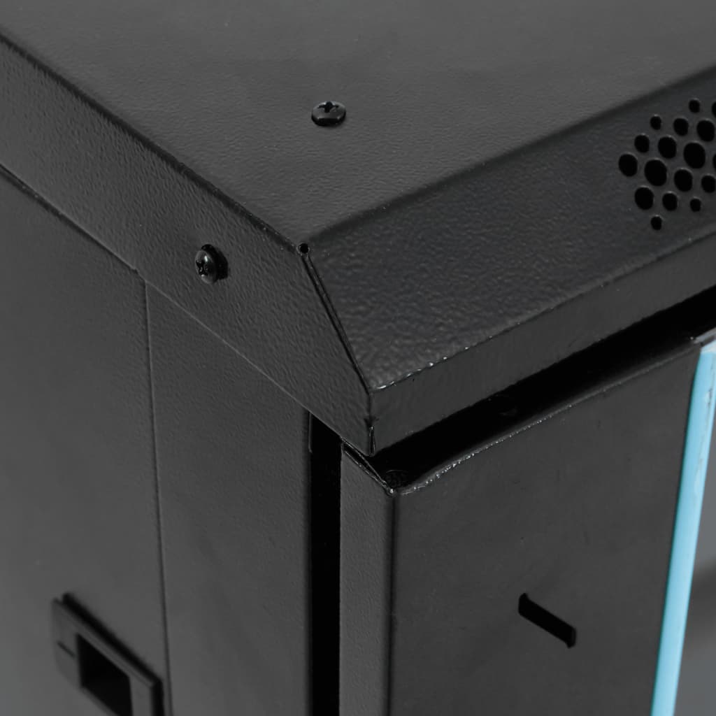 Armadietto di Rete 18U 19" IP20 Nero 60x60x100 cm