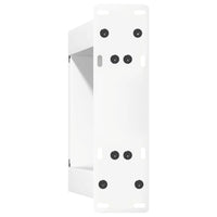 Gambe per Tavolino da Caffè a Forma di U 2 pz Bianche 30x(30-31) cm Acciaio