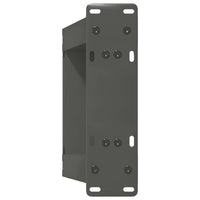 vidaXL Gambe per Tavolino da Caffè a Forma di U 2 pz Antracite 30x(30-31) cm Acciaio