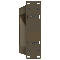 vidaXL Gambe per Tavolino da Caffè a Forma di U 2 pz Acciaio Naturale 30x(30-31) cm Acciaio