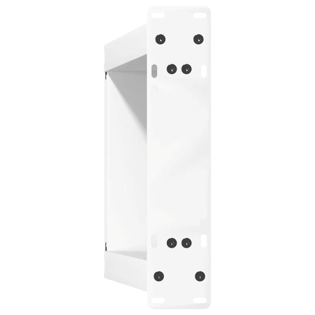 Gambe per Tavolino da Caffè a Forma di U 2 pz Bianche 28x(42-43) cm Acciaio