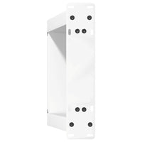 Gambe per Tavolino da Caffè a Forma di U 2 pz Bianche 28x(42-43) cm Acciaio