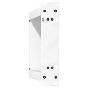 Gambe per Tavolino da Caffè a Forma di U 2 pz Bianche 28x(42-43) cm Acciaio