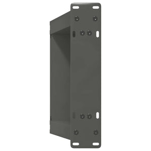 vidaXL Gambe per Tavolino da Caffè a Forma di U 2 pz Antracite 28x(42-43) cm Acciaio