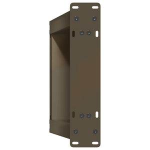 vidaXL Gambe per Tavolino da Caffè a Forma di U 2 pz Acciaio Naturale 28x(42-43) cm Acciaio