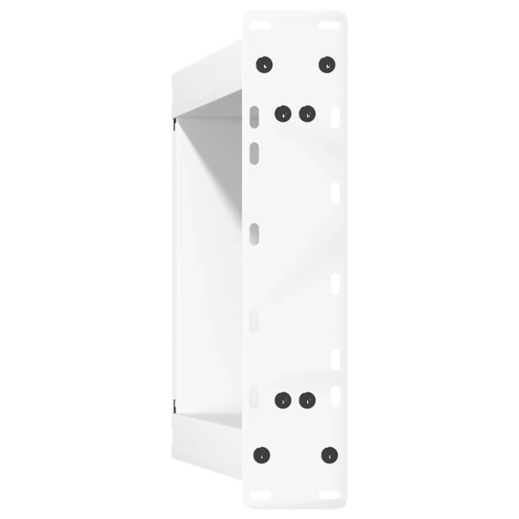 Gambe per Tavolino da Caff¨¨ a Forma di U 2 pz-Set di 2 Gamba per Tavolo Bianche 38x(42-43) cm Acciaio 834741