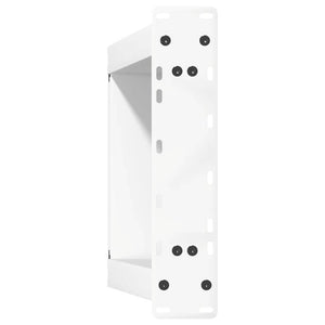 Gambe per Tavolino da Caff¨¨ a Forma di U 2 pz-Set di 2 Gamba per Tavolo Bianche 38x(42-43) cm Acciaio 834741