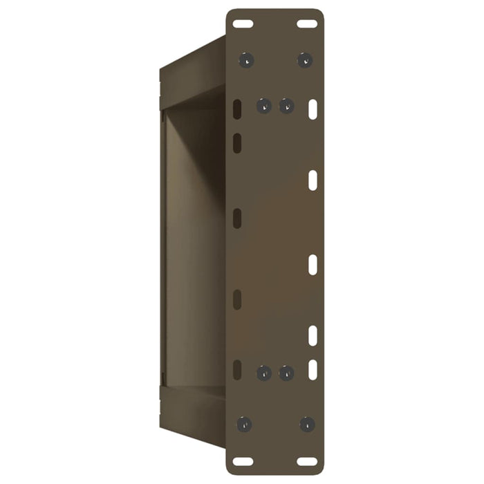 Gambe per Tavolino da Caffè a Forma di U 2 pz Acciaio Naturale 38x(42-43) cm Acciaio 4012763