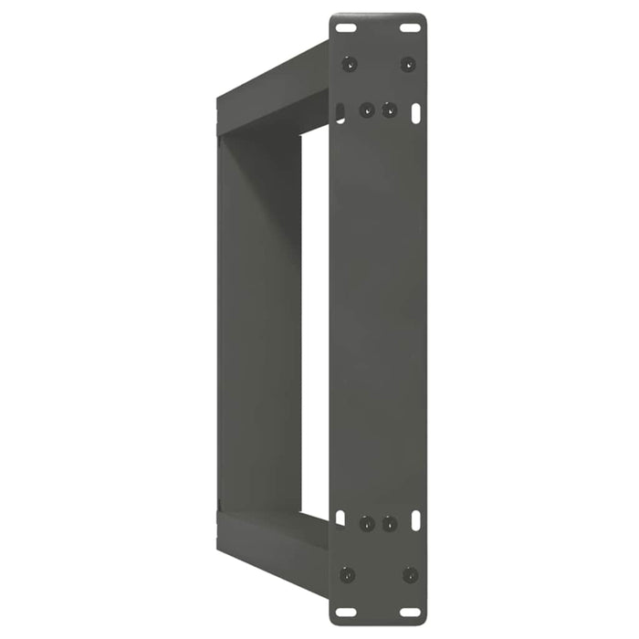 vidaXL Gambe per tavolo consolle a forma di U 2 pz Antracite 28x(72-73) cm Acciaio