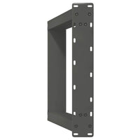 vidaXL Gambe per tavolo da pranzo a forma di U 2 pz Antracite 60x(72-73) cm Acciaio