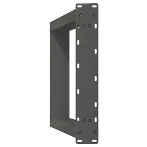 vidaXL Gambe per tavolo da pranzo a forma di U 2 pz Antracite 60x(72-73) cm Acciaio