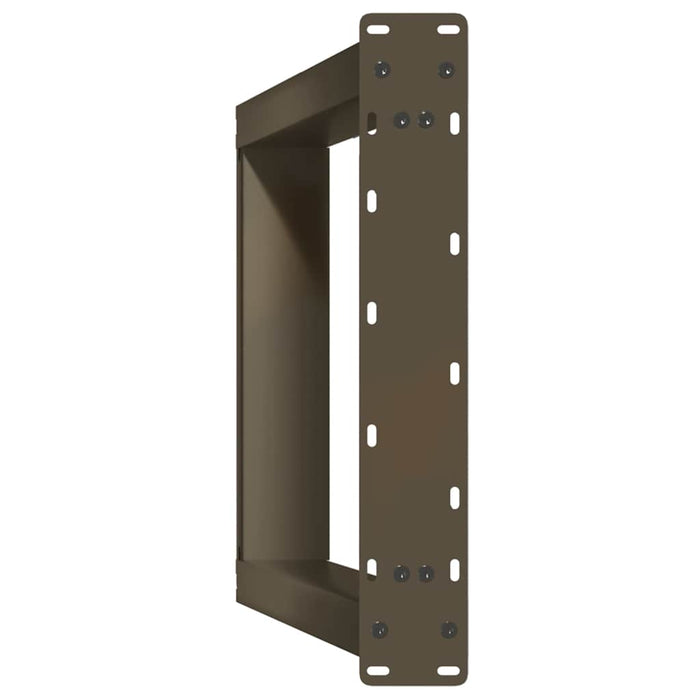 Gambe per tavolo da pranzo a forma di U 2 pz in acciaio naturale 60x(72-73) cm 4012791