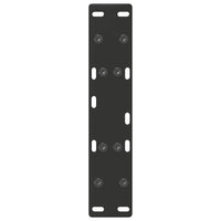 Gambe per Tavolino da Caff¨¨ a Forma di A 2 pz-Set di 2 Gamba per Tavolo Nere 30x(30-31) cm Acciaio