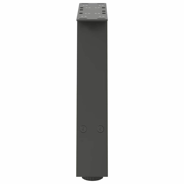 Gambe per Tavolino da Caff¨¨ a Forma di A 2 pz-Set di 2 Gamba per Tavolo Antracite 30x(30-31) cm Acciaio