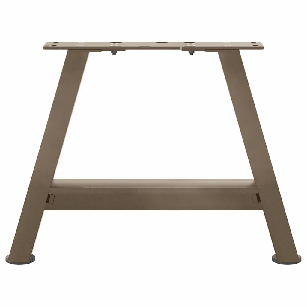 Gambe per Tavolino da Caffè a Forma di A 2 pz 30x(30-31) cm Acciaio