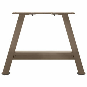 Gambe per Tavolino da Caffè a Forma di A 2 pz 30x(30-31) cm Acciaio