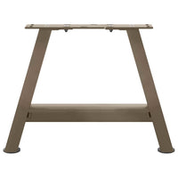 Gambe per Tavolino da Caffè a Forma di A 2 pz 40x(30-31) cm Acciaio 4012815