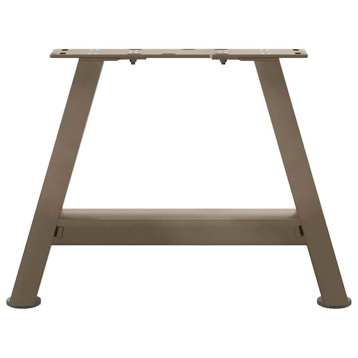 Gambe per Tavolino da Caffè a Forma di A 2 pz 40x(30-31) cm Acciaio 4012815
